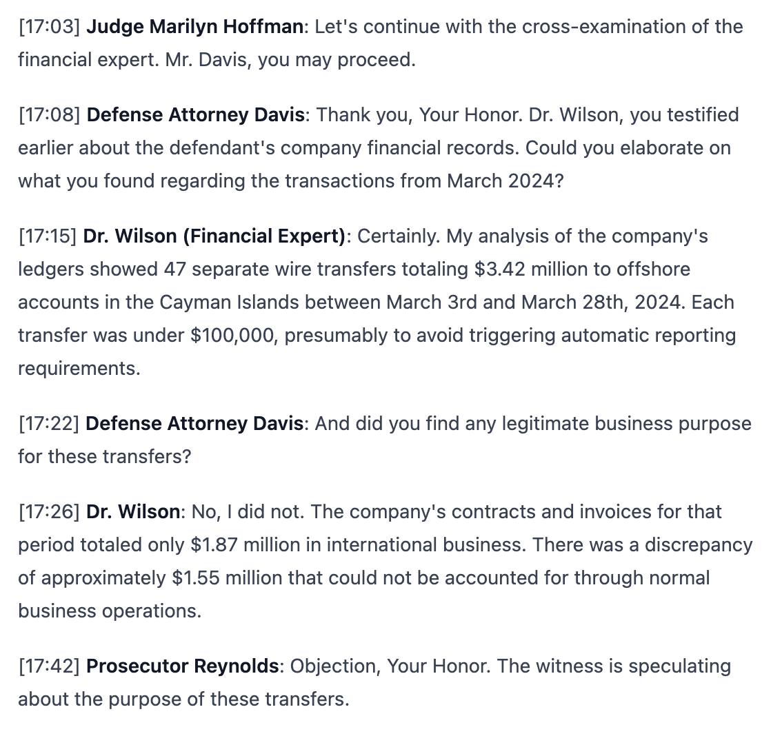 Legal document analysis